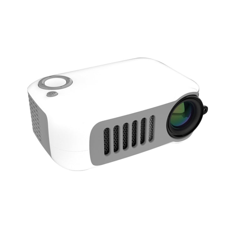 A2000 1080P Mini Portable Smart Projector Children Projector, EU Plug(White Grey) - Mini Projector by PMC Jewellery | Online Shopping South Africa | PMC Jewellery | Buy Now Pay Later Mobicred