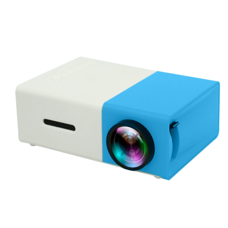 YG300 400LM Portable Mini Home Theater LED Projector with Remote Controller, Support HDMI, AV, SD, USB Interfaces (Blue) - LED Projector by PMC Jewellery | Online Shopping South Africa | PMC Jewellery | Buy Now Pay Later Mobicred