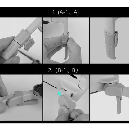 Sunnylife MM-LG541 Foldable Heightened Landing Gears for DJI Mavic mini (Grey) - Others by Sunnylife | Online Shopping South Africa | PMC Jewellery | Buy Now Pay Later Mobicred