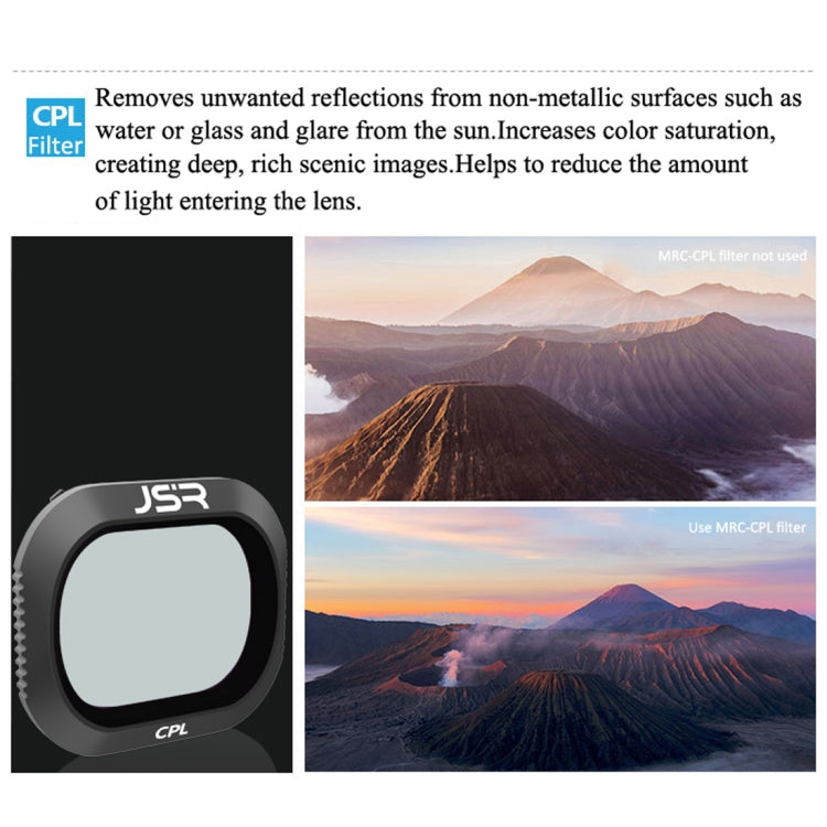 JSR Drone CPL Lens Filter for DJI MAVIC 2 Pro - Mavic Lens Filter by JSR | Online Shopping South Africa | PMC Jewellery | Buy Now Pay Later Mobicred