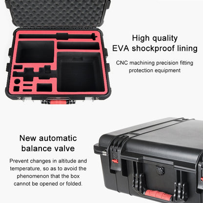 PGYTECH P-RH-001 Shockproof Waterproof Explosion-proof Hard Box Carrying Case for DJI Ronin-S, Size: 63.4x50.3cm(Black) -  by PGYTECH | Online Shopping South Africa | PMC Jewellery | Buy Now Pay Later Mobicred