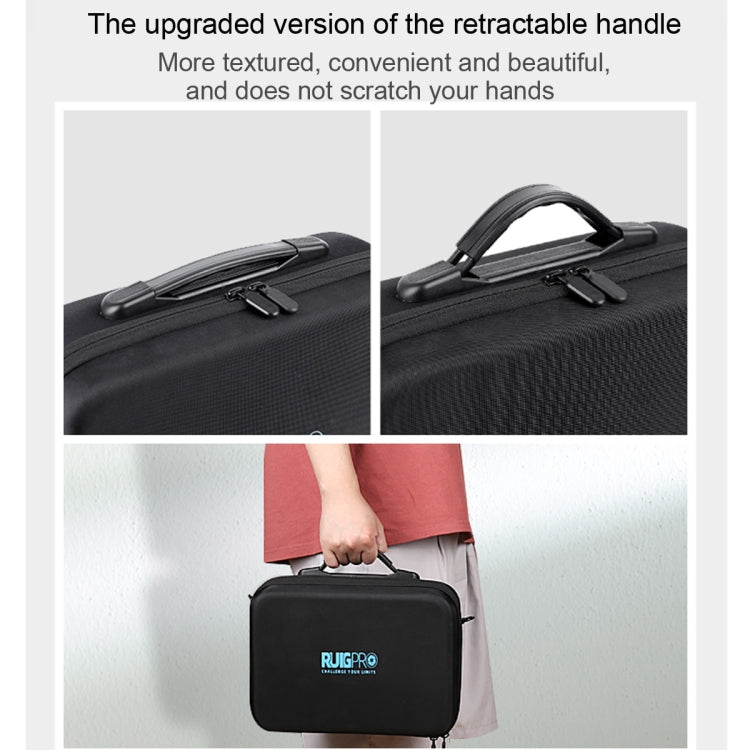 RUIGPRO For DJI Mavic Air 2 Portable EVA Shoulder Storage Bag Protective Case Box (Black) - free shipping - PMC TechLife - Order now!