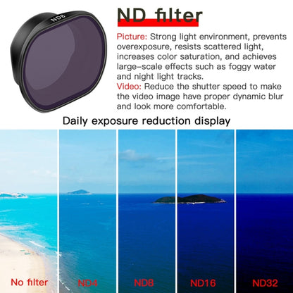 RCSTQ 6 in 1 ND4+ND8+ND16+ND32+UV+CPL Drone Lens Filter for DJI FPV - Lens Accessories by RCSTQ | Online Shopping South Africa | PMC Jewellery | Buy Now Pay Later Mobicred
