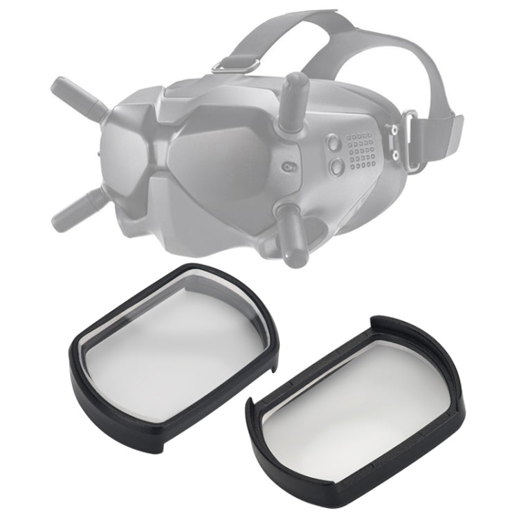 RCSTQ 2 PCS 250 Degree Myopia Glasses Lens Vision Correction Aspherical Lens for DJI FPV Goggles V2 - Lens Accessories by RCSTQ | Online Shopping South Africa | PMC Jewellery | Buy Now Pay Later Mobicred