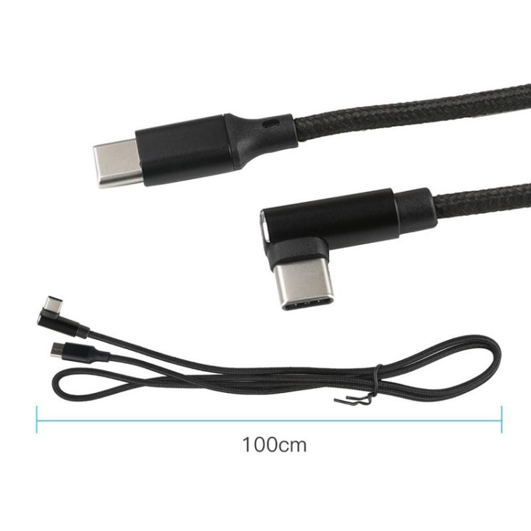 RCSTQ For DJI FPV Goggles V2 Type-C / USB-C to Type-C / USB-C Elbow Transmission Data Cable, Length: 1m -  by RCSTQ | Online Shopping South Africa | PMC Jewellery | Buy Now Pay Later Mobicred