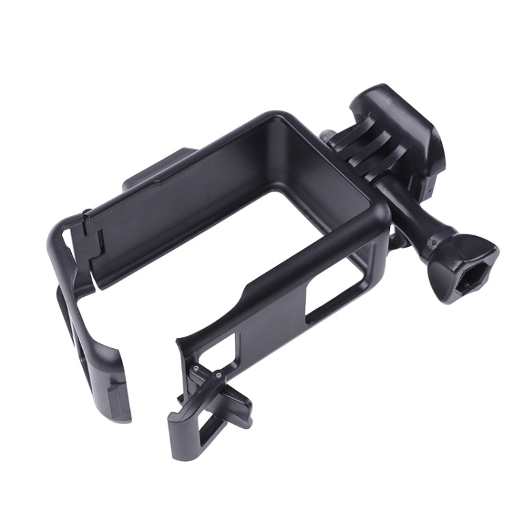 For DJI Osmo Action 3 Vertical Plastic Protective Frame Cage with Cold Shoes (Black) - Protection Frame by PMC TechLife | Online Shopping South Africa | PMC TechLife | Buy Now Pay Later Mobicred