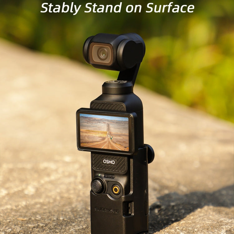 For DJI OSMO Pocket 3 Sunnylife Expansion Adapter Foldable Dual Hooks Adapter Protective Case Bracket (Black) - free shipping - PMC TechLife - Order now!