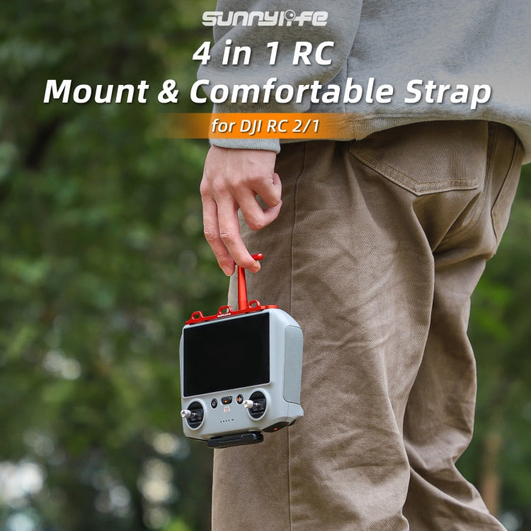 For DJI RC 2 / 1 Sunnylife ZJ764 Controller Handle Waist Support Tabletop Mount Neck Strap Hook Hanger Bracket (Black) - free shipping - PMC TechLife - Order now!