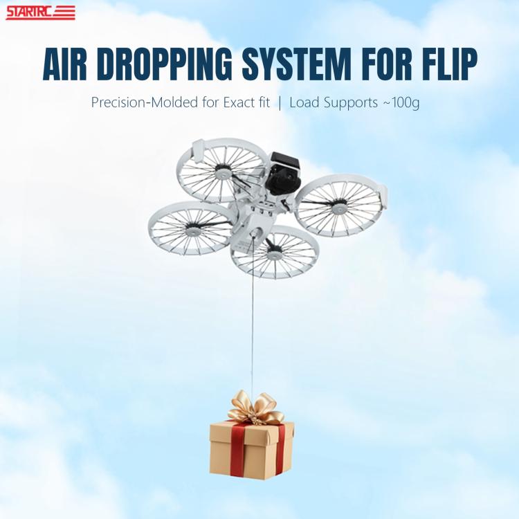 For DJI Flip STARTRC Air-Dropping System Thrower Parabolic (Grey) - free shipping - PMC TechLife - Order now!