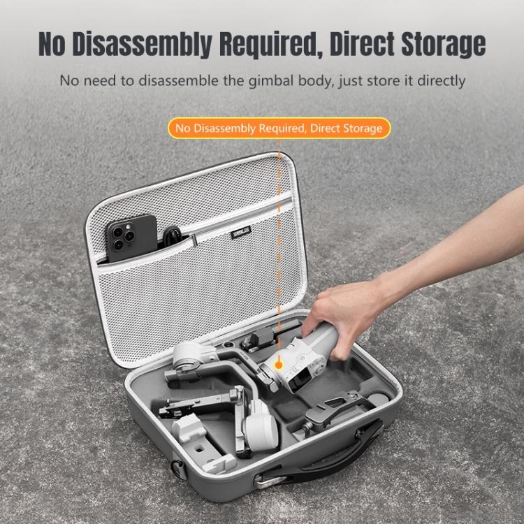 For DJI RS 4 Mini STARTRC Storage Case Box Suitcase (Dark Gray) - free shipping - PMC TechLife - Order now!