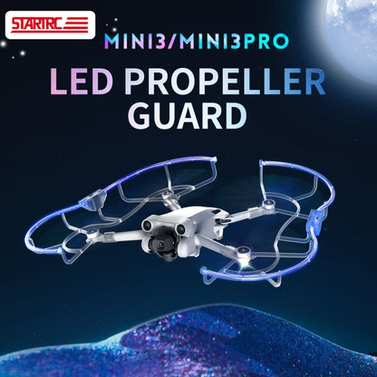 For DJI Mini 3 / Mini 3 Pro STARTRC Drone LED Propeller Protective Guard Anti-collision Ring (Transparent) - Others by STARTRC | Online Shopping South Africa | PMC Jewellery | Buy Now Pay Later Mobicred