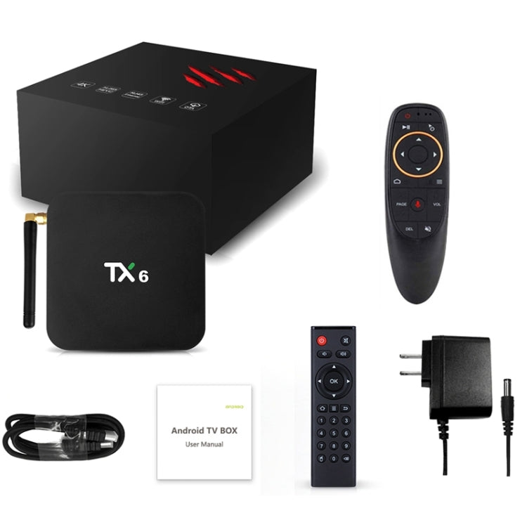 TX6 HD TV Box Media Player, Android 7.1 / 9.0 System, Allwinner H6, up to 1.5GHz, Quad-core ARM Cortex-A53, 4GB + 32GB, Support Bluetooth, WiFi, RJ45, AU Plug - Allwinner H6 by PMC Jewellery | Online Shopping South Africa | PMC Jewellery | Buy Now Pay Later Mobicred