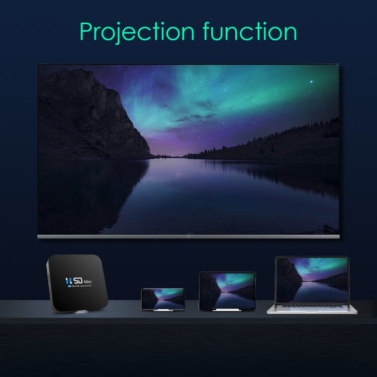 H50 Mini 4K Smart Network TV Box, Android 10.0, RK3318 Quad Core, 2GB+8GB, AU Plug - RK3318 by PMC TechLife | Online Shopping South Africa | PMC TechLife | Buy Now Pay Later Mobicred