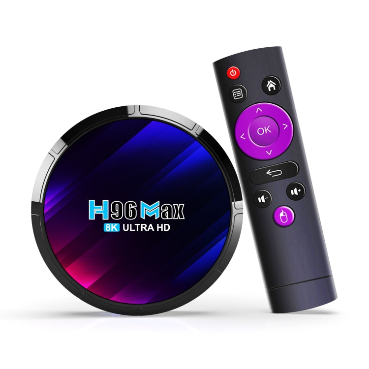 H96 Max 8K Ultra HD Smart TV Box Android 13.0 Media Player with Remote Control, RK3528 Quad-Core, 2GB+16GB(UK Plug) - RK3318 by PMC TechLife | Online Shopping South Africa | PMC TechLife | Buy Now Pay Later Mobicred