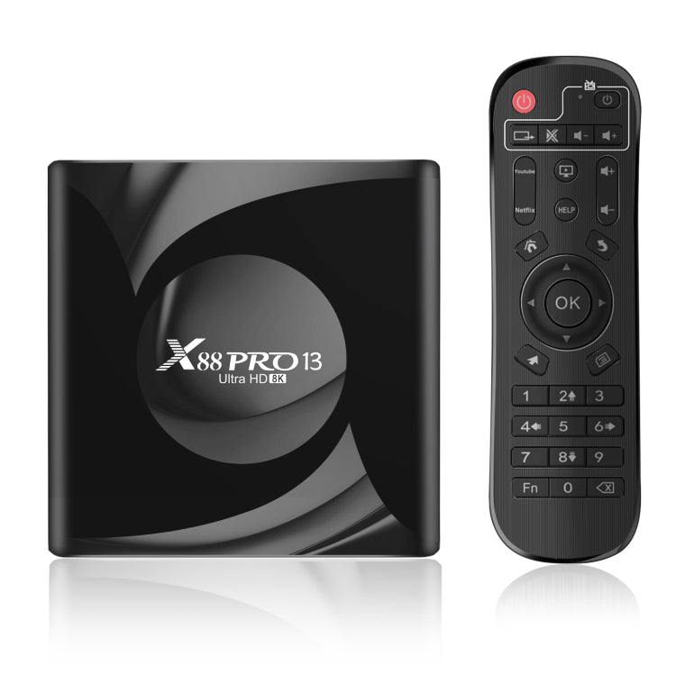 X88 Pro 13 Android 13.0 Smart TV Box with Remote Control, RK3528 Quad-Core, 4G+64GB (EU Plug) - Others by PMC Jewellery | Online Shopping South Africa | PMC Jewellery | Buy Now Pay Later Mobicred