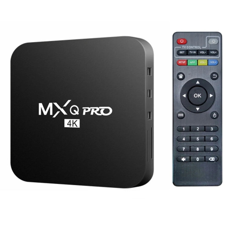 MXQ Pro 4K TV Box Rockchip RK3228A Quad Core CPU Android 7.1, 1GB+8GB wtih Remote Control, AU Plug - RK3228A by PMC TechLife | Online Shopping South Africa | PMC TechLife | Buy Now Pay Later Mobicred