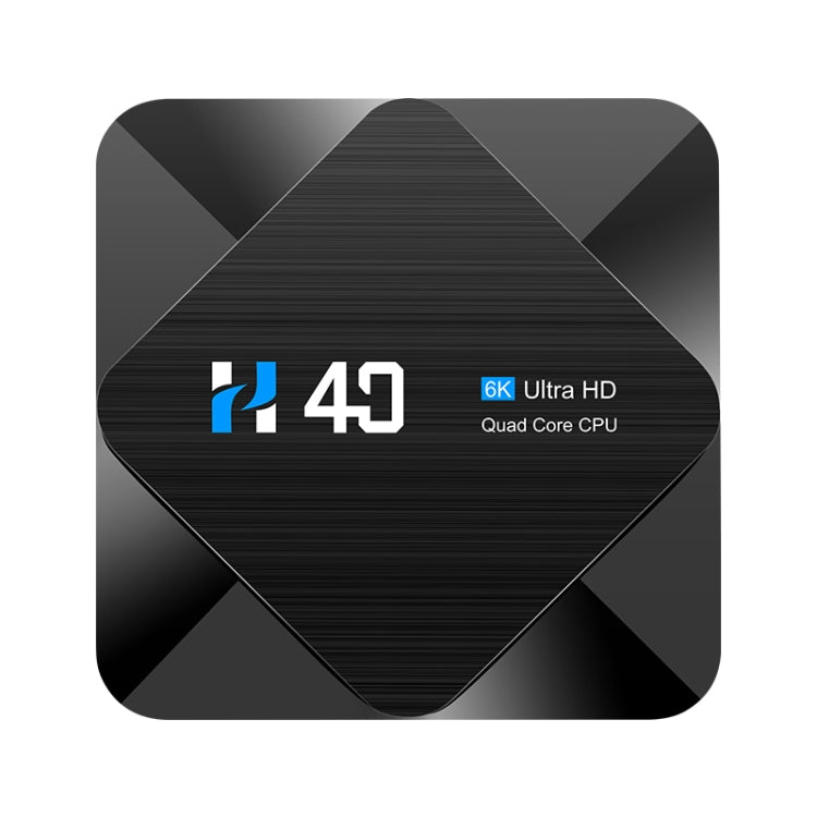 H40 4K Ultra HD Smart TV BOX Android 10.0 Media Player with Remote Control, Quad-core, RAM: 4GB, ROM: 64GB(EU Plug) - Amlogic S905 by PMC Jewellery | Online Shopping South Africa | PMC Jewellery | Buy Now Pay Later Mobicred