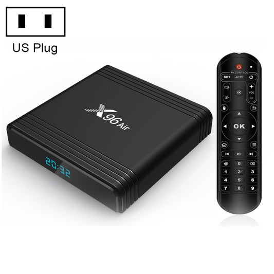 X96 Air 8K Smart TV BOX Android 9.0 Media Player with Remote Control, Quad-core Amlogic S905X3, RAM: 4GB, ROM: 64GB, Dual Band WiFi, Bluetooth, US Plug - Amlogic S905 by PMC Jewellery | Online Shopping South Africa | PMC Jewellery | Buy Now Pay Later Mobicred