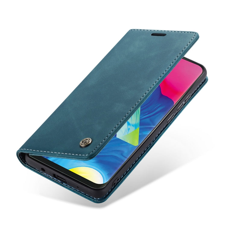 CaseMe-013 Multifunctional Horizontal Flip Leather Case with Card Slot & Holder for Galaxy M10(Blue) - Galaxy Phone Cases by CaseMe | Online Shopping South Africa | PMC Jewellery | Buy Now Pay Later Mobicred