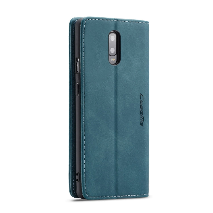 CaseMe-013 Multi-functional Retro Frosted Horizontal Flip Leather Case with Card Slot & Holder & Wallet For OnePlus 7(Blue) - OnePlus Cases by CaseMe | Online Shopping South Africa | PMC Jewellery | Buy Now Pay Later Mobicred