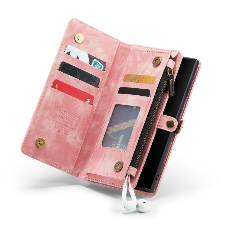 For Samsung Galaxy Note10+ CaseMe-008 Detachable Multifunctional Flip Leather Phone Case(Pink) - Galaxy Phone Cases by CaseMe | Online Shopping South Africa | PMC Jewellery | Buy Now Pay Later Mobicred