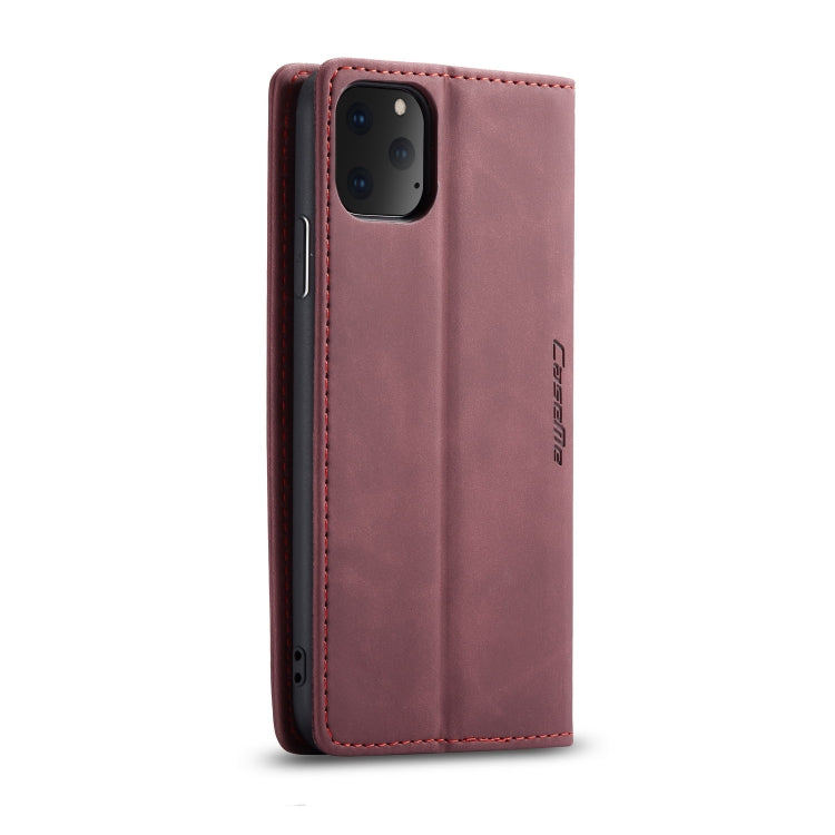 CaseMe-013 Multifunctional Horizontal Flip Leather Case with Card Slot & Holder & Wallet for iPhone 11 Pro Max(Wine) - iPhone 11 Pro Max Cases by CaseMe | Online Shopping South Africa | PMC Jewellery | Buy Now Pay Later Mobicred