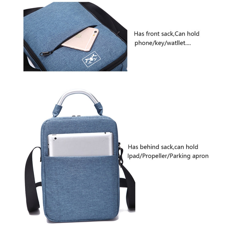Portable Waterproof Drone Shoulder Storage Bag for DJI Mavic Mini 2(Blue) - Backpacks & Bags by PMC Jewellery | Online Shopping South Africa | PMC Jewellery | Buy Now Pay Later Mobicred