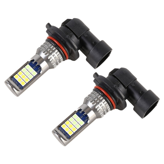 9005 2 PCS DC12-24V / 8.6W Car Double Colors Fog Lights with 24LEDs SMD-3030 & Constant Current, Bag Packaging(White Light + Ice Blue Light) - Fog / Driving Lights by PMC Jewellery | Online Shopping South Africa | PMC Jewellery | Buy Now Pay Later Mobicred