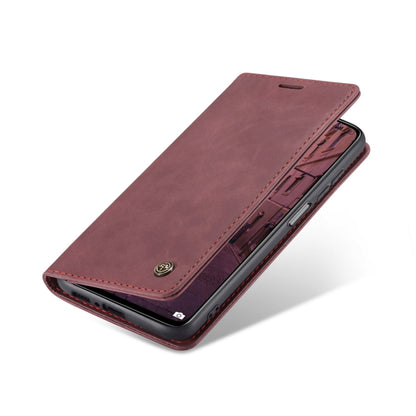 For Xiaomi Mi 10T 5G / 10T Pro 5G CaseMe-013 Multifunctional Retro Frosted Horizontal Flip Leather Case with Card Slot & Holder & Wallet(Wine Red) - Xiaomi Cases by CaseMe | Online Shopping South Africa | PMC Jewellery | Buy Now Pay Later Mobicred