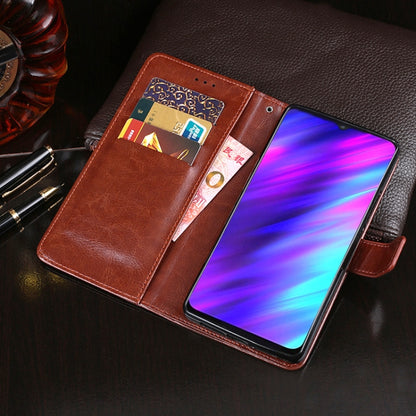 For Meizu M10 idewei Crazy Horse Texture Horizontal Flip Leather Case with Holder & Card Slots & Wallet(Rose Red) - Meizu by idewei | Online Shopping South Africa | PMC Jewellery | Buy Now Pay Later Mobicred