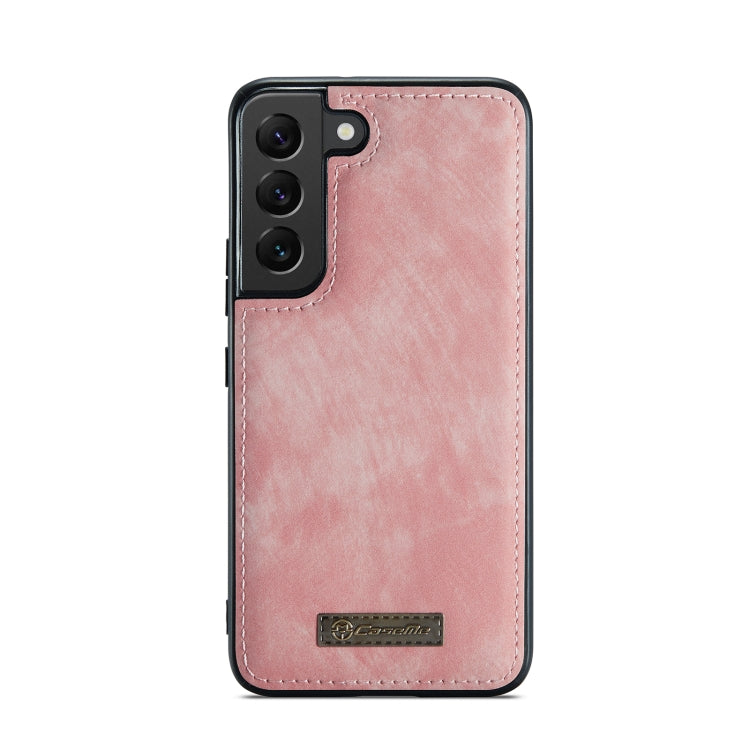 For Samsung Galaxy S21+ 5G CaseMe-008 Detachable Multifunctional Flip Leather Phone Case(Pink) - Galaxy S21+ 5G Cases by CaseMe | Online Shopping South Africa | PMC Jewellery | Buy Now Pay Later Mobicred