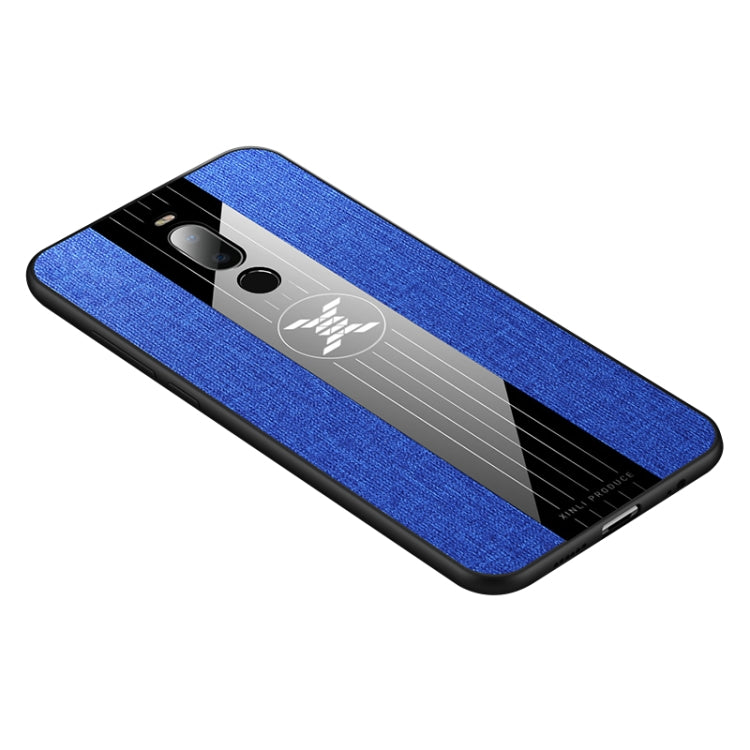 For Meizu Note 8 XINLI Stitching Cloth Texture Shockproof TPU Protective Case(Blue) - Meizu by XINLI | Online Shopping South Africa | PMC Jewellery | Buy Now Pay Later Mobicred