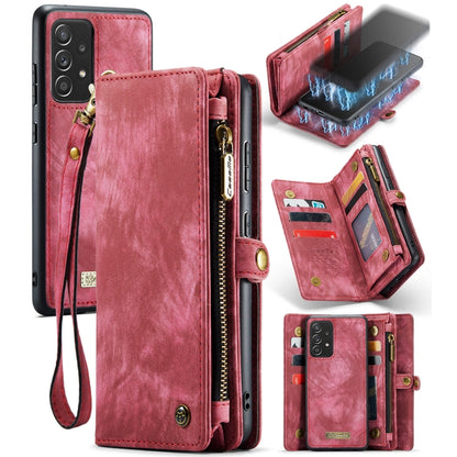 For Samsung Galaxy A72 5G / 4G CaseMe-008 Detachable Multifunctional Flip Leather Phone Case(Red) - Galaxy Phone Cases by CaseMe | Online Shopping South Africa | PMC Jewellery | Buy Now Pay Later Mobicred