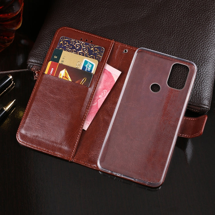 For Blackview A70 idewei Crazy Horse Texture Horizontal Flip Leather Case with Holder & Card Slots & Wallet(Red) - More Brand by idewei | Online Shopping South Africa | PMC TechLife | Buy Now Pay Later Mobicred