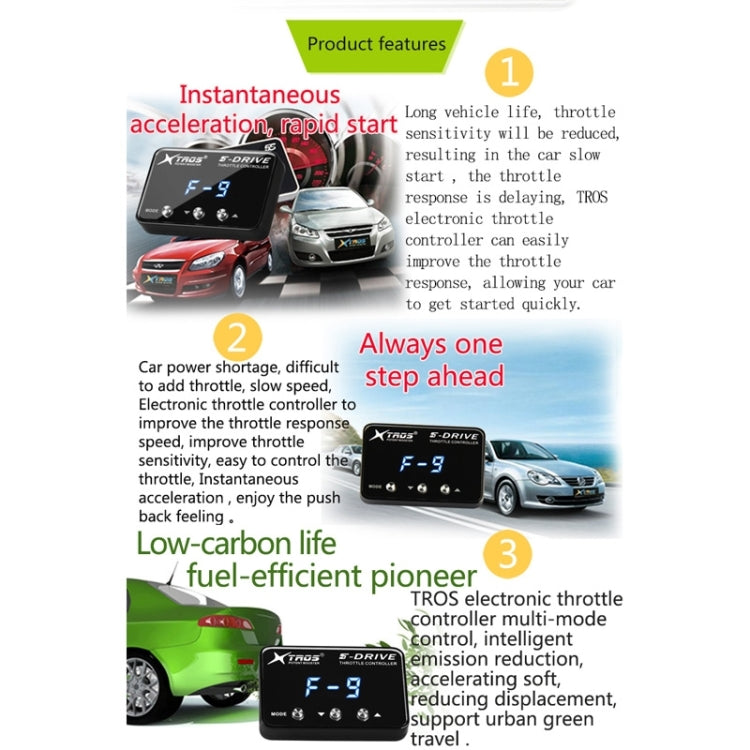 For Hyundai Accent 2011-2015 TROS KS-5Drive Potent Booster Electronic Throttle Controller - Car Modification by TROS | Online Shopping South Africa | PMC TechLife | Buy Now Pay Later Mobicred