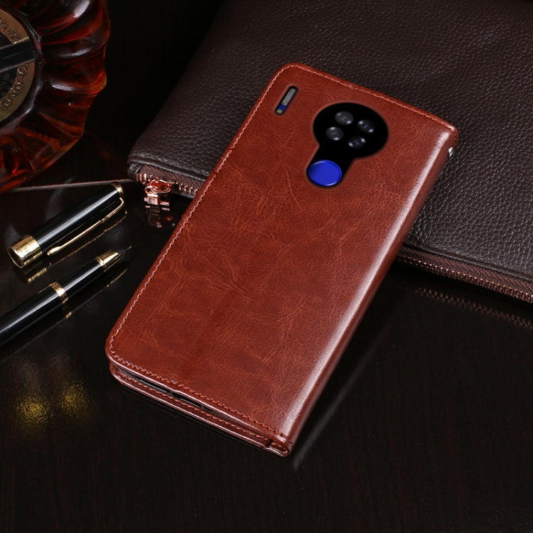 For Blackview A80S idewei Crazy Horse Texture Horizontal Flip Leather Case with Holder & Card Slots & Wallet(Black) - More Brand by idewei | Online Shopping South Africa | PMC TechLife | Buy Now Pay Later Mobicred