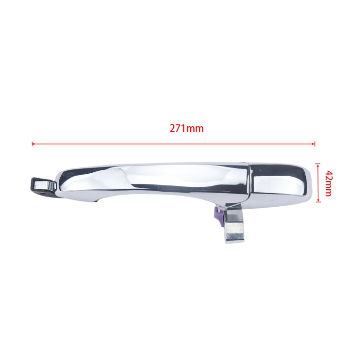 2 PCS A5859 Car Rear Outside Door Handle 5065800/1AH for Chrysler 300 2005-2010 - Door Handles by PMC Jewellery | Online Shopping South Africa | PMC Jewellery