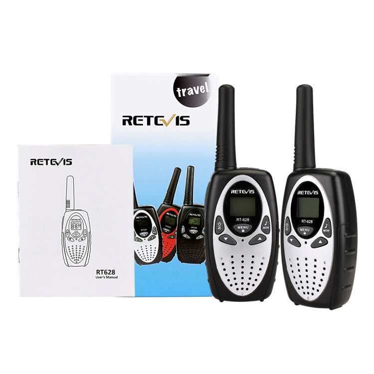 1 Pair RETEVIS RT628 0.5W EU Frequency 446MHz 8CHS Handheld Children Walkie Talkie(White) - Children by RETEVIS | Online Shopping South Africa | PMC Jewellery | Buy Now Pay Later Mobicred