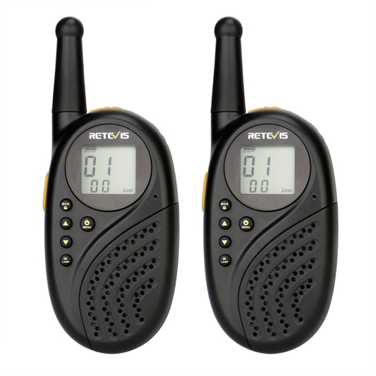 1 Pair RETEVIS RT35 0.5W US Frequency 462.550-467.7125MHz 22CH Handheld Children Walkie Talkie(Black) - Children by RETEVIS | Online Shopping South Africa | PMC Jewellery | Buy Now Pay Later Mobicred