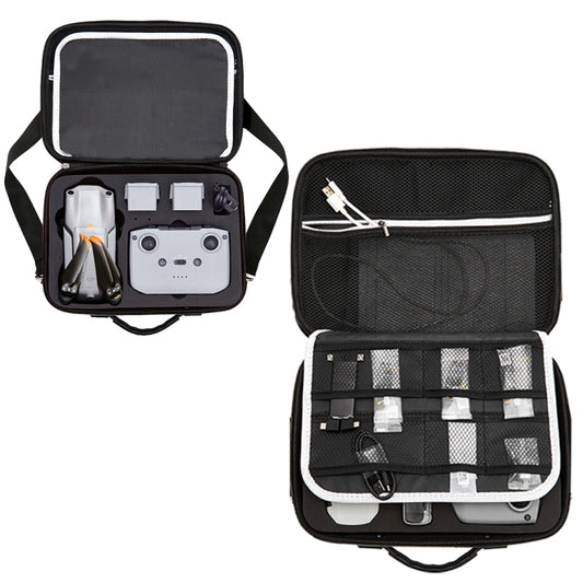 Portable Single Shoulder Storage Travel Carrying Cover Case Box with Baffle Separator for DJI Air 2S(Black + Black Liner) - Carry Cases & Bags by PMC Jewellery | Online Shopping South Africa | PMC Jewellery | Buy Now Pay Later Mobicred