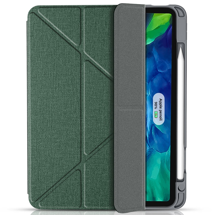 For iPad Pro 12.9 2022 / 2021 / 2020 Mutural Multi-fold Smart Leather Tablet Case(Blue) - free shipping - PMC TechLife - Order now!