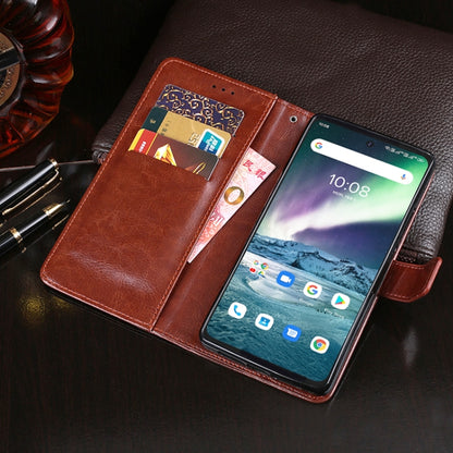 For Umidigi Bison GT idewei Crazy Horse Texture Horizontal Flip Leather Case with Holder & Card Slots & Wallet(Rose Red) - More Brand by idewei | Online Shopping South Africa | PMC Jewellery | Buy Now Pay Later Mobicred