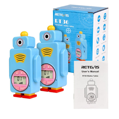 1 Pair RETEVIS RT36 US Frequency 462.5625-467.7125MHz 14CHS Children Handheld Walkie Talkie, US Plug(Sky Blue) - Children by RETEVIS | Online Shopping South Africa | PMC Jewellery | Buy Now Pay Later Mobicred