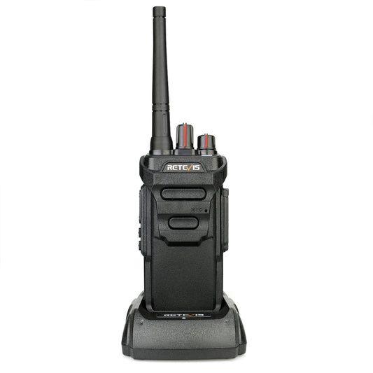 RETEVIS RT48 2W 16CHS Waterproof FRS Handheld Walkie Talkie, US Plug(Black) - Handheld Walkie Talkie by RETEVIS | Online Shopping South Africa | PMC Jewellery | Buy Now Pay Later Mobicred