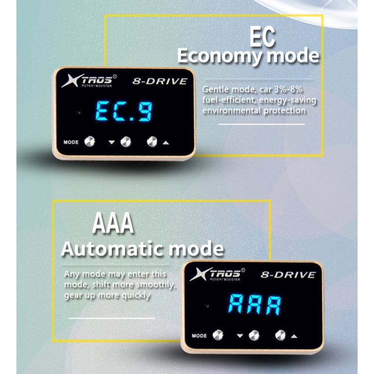 For Mitsubishi Lancer 2008-2019 TROS 8-Drive Potent Booster Electronic Throttle Controller Speed Booster - Car Modification by TROS | Online Shopping South Africa | PMC Jewellery | Buy Now Pay Later Mobicred