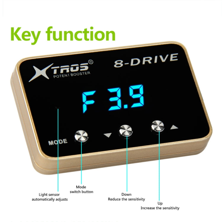 For Audi RS3 2011- TROS 8-Drive Potent Booster Electronic Throttle Controller Speed Booster - Car Modification by TROS | Online Shopping South Africa | PMC Jewellery | Buy Now Pay Later Mobicred