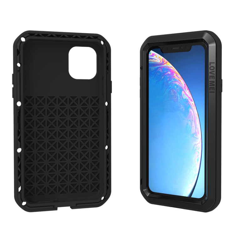 For iPhone 11 Pro Max LOVE MEI Metal Shockproof Waterproof Dustproof Protective Case(Yellow) - iPhone 11 Pro Max Cases by LOVE MEI | Online Shopping South Africa | PMC TechLife | Buy Now Pay Later Mobicred
