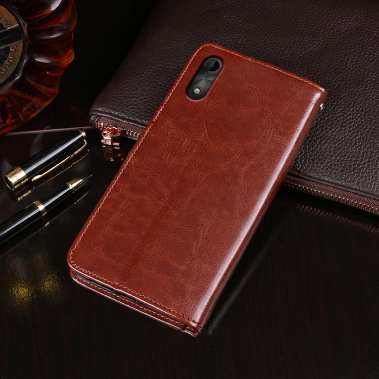 For Wiko Y51 idewei Crazy Horse Texture Horizontal Flip Leather Case with Holder & Card Slots & Wallet(Rose Red) - Wiko by idewei | Online Shopping South Africa | PMC Jewellery | Buy Now Pay Later Mobicred