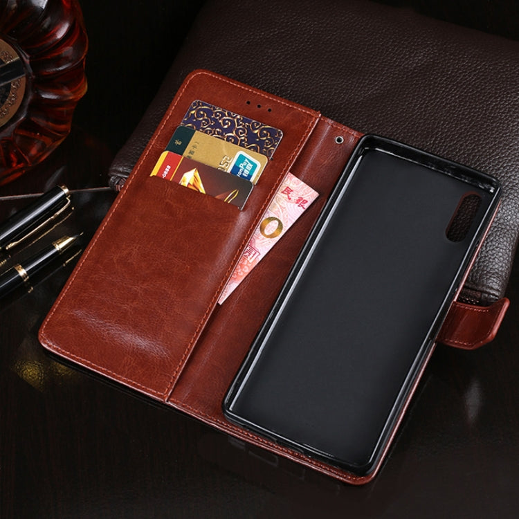 For Wiko Y51 idewei Crazy Horse Texture Horizontal Flip Leather Case with Holder & Card Slots & Wallet(Rose Red) - Wiko by idewei | Online Shopping South Africa | PMC Jewellery | Buy Now Pay Later Mobicred