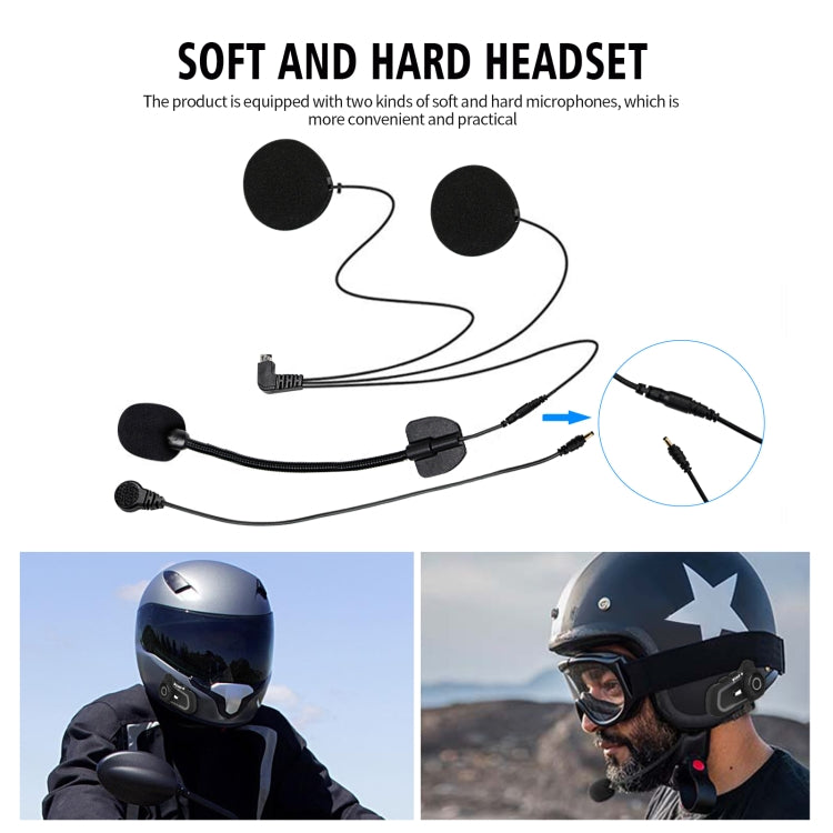 WUPP CS-1412C1 Bluetooth 5.1 S2 Motorcycle Helmet Full Duplex Bluetooth Intercom Headset Earphone(Grey) - Motorcycle Walkie Talkie by PMC Jewellery | Online Shopping South Africa | PMC Jewellery | Buy Now Pay Later Mobicred